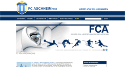 Desktop Screenshot of fcaschheim.de